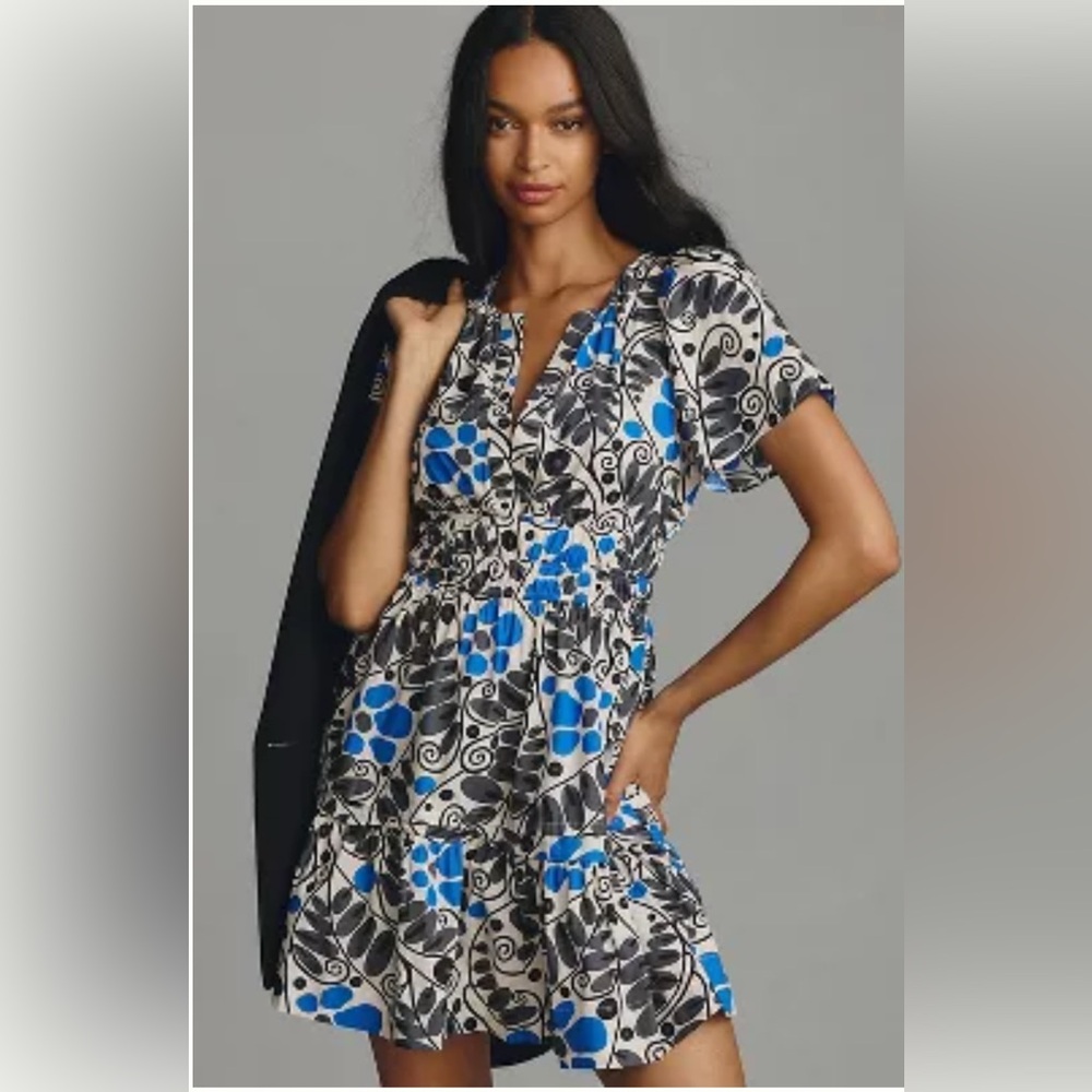 ANTHROPOLOGIE SOMERSET MINI DRESS - NWT